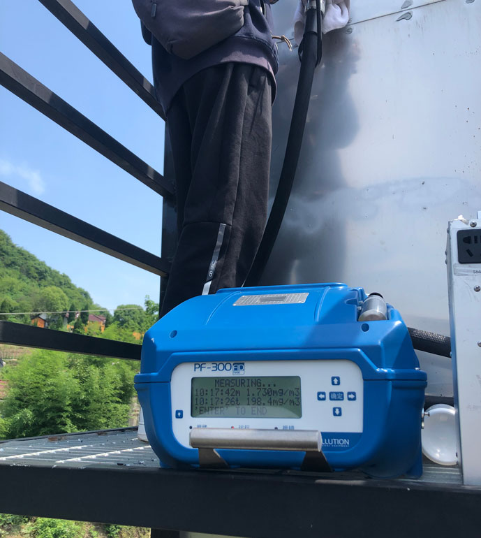 浙江麗水閱美家具和豪登皮革現場測試