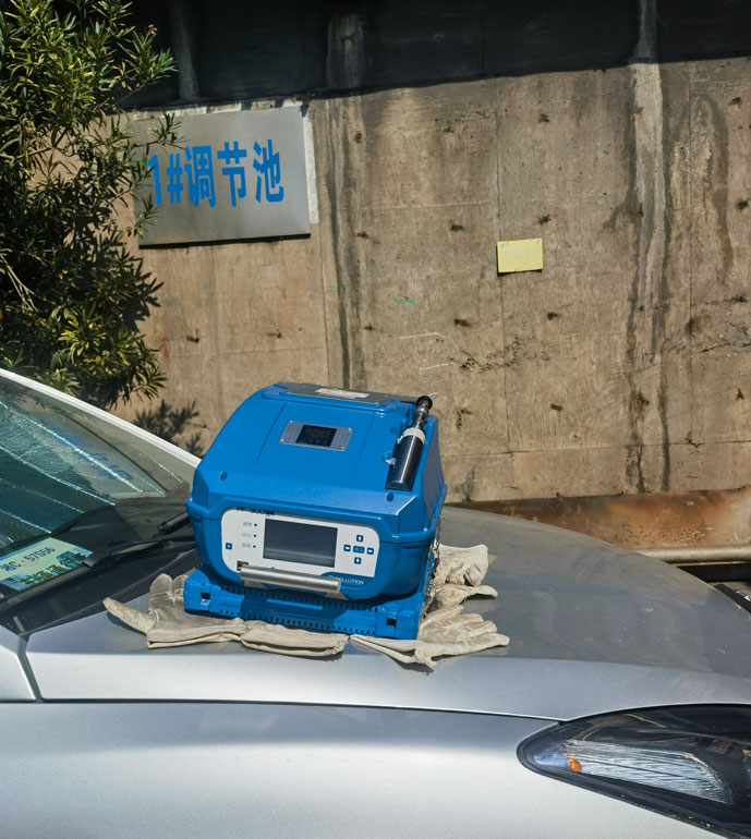 湖南湘潭鋼鐵非甲烷總烴濃度無組織測試